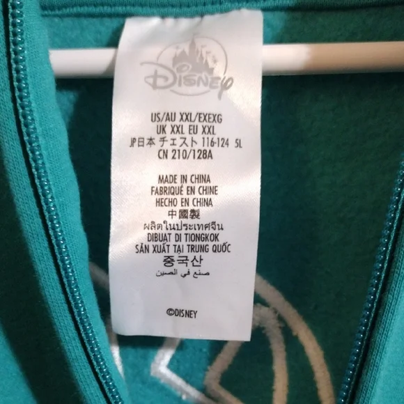 Disney Cozy And Warm Teal Jacket with White Accents - Picture 3 of 3